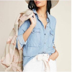 Anthropologie The Cate Classic Buttondown Shirt